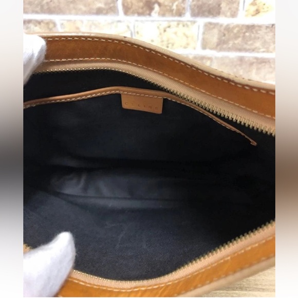 Celine Brown and Tan Shoulder Bag - Picture 10 of 15